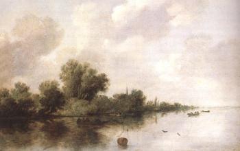 Salomon Van Ruysdael : River Scene